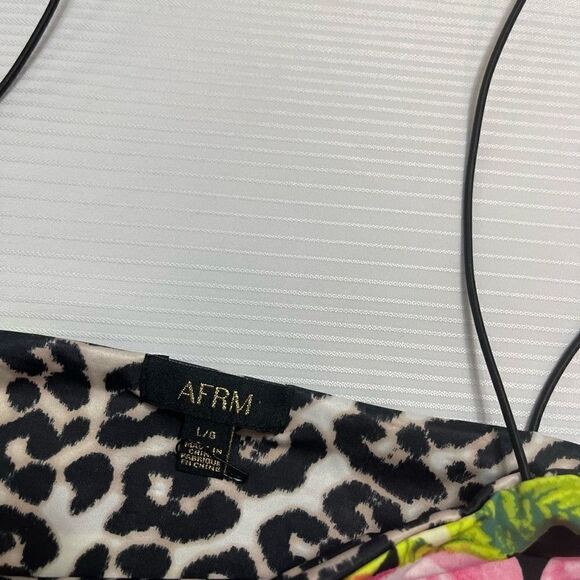 AFRM Floral Bikini Top Size Large New - Picture 5 of 6